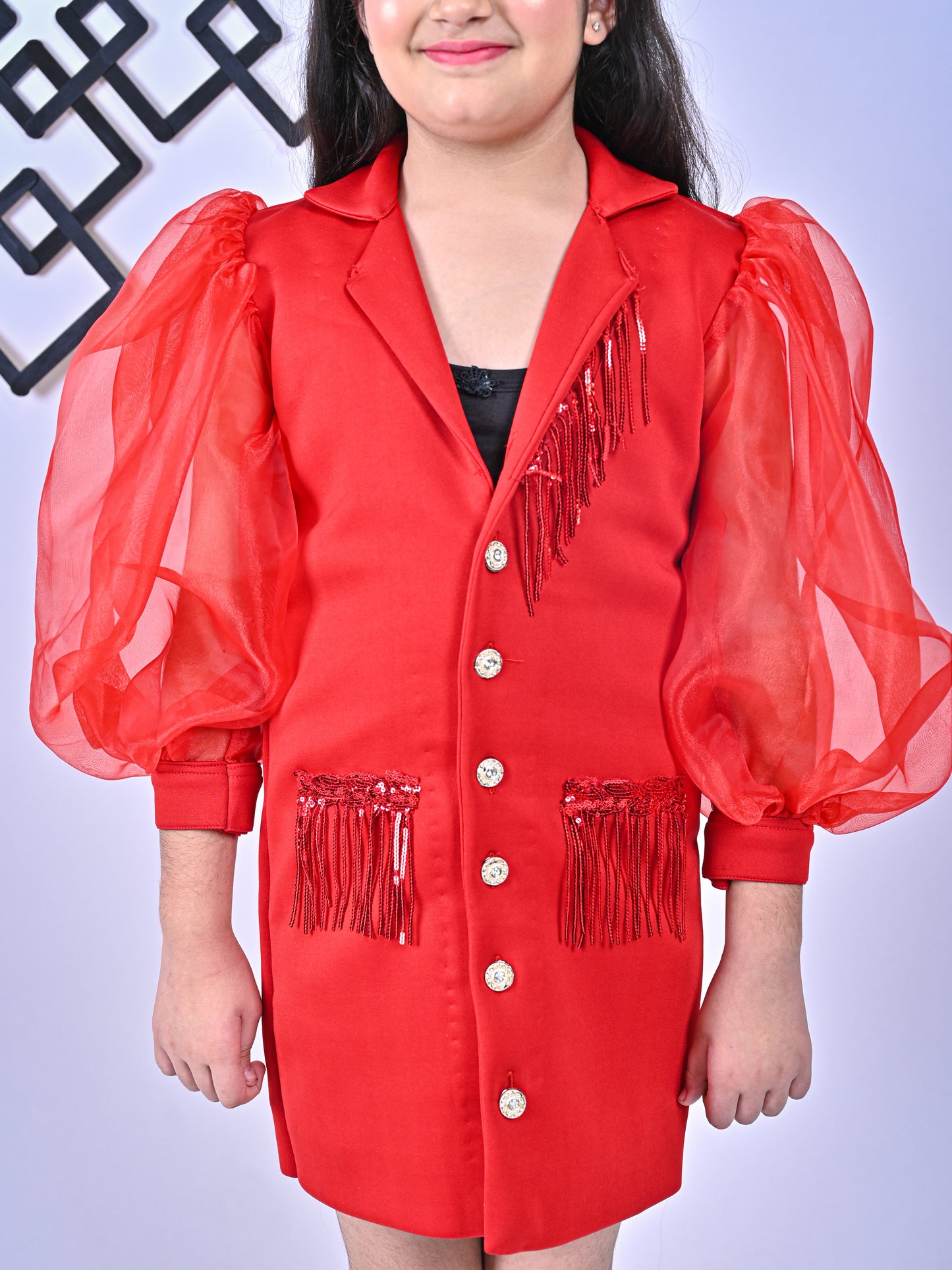 Blazer dress for girls