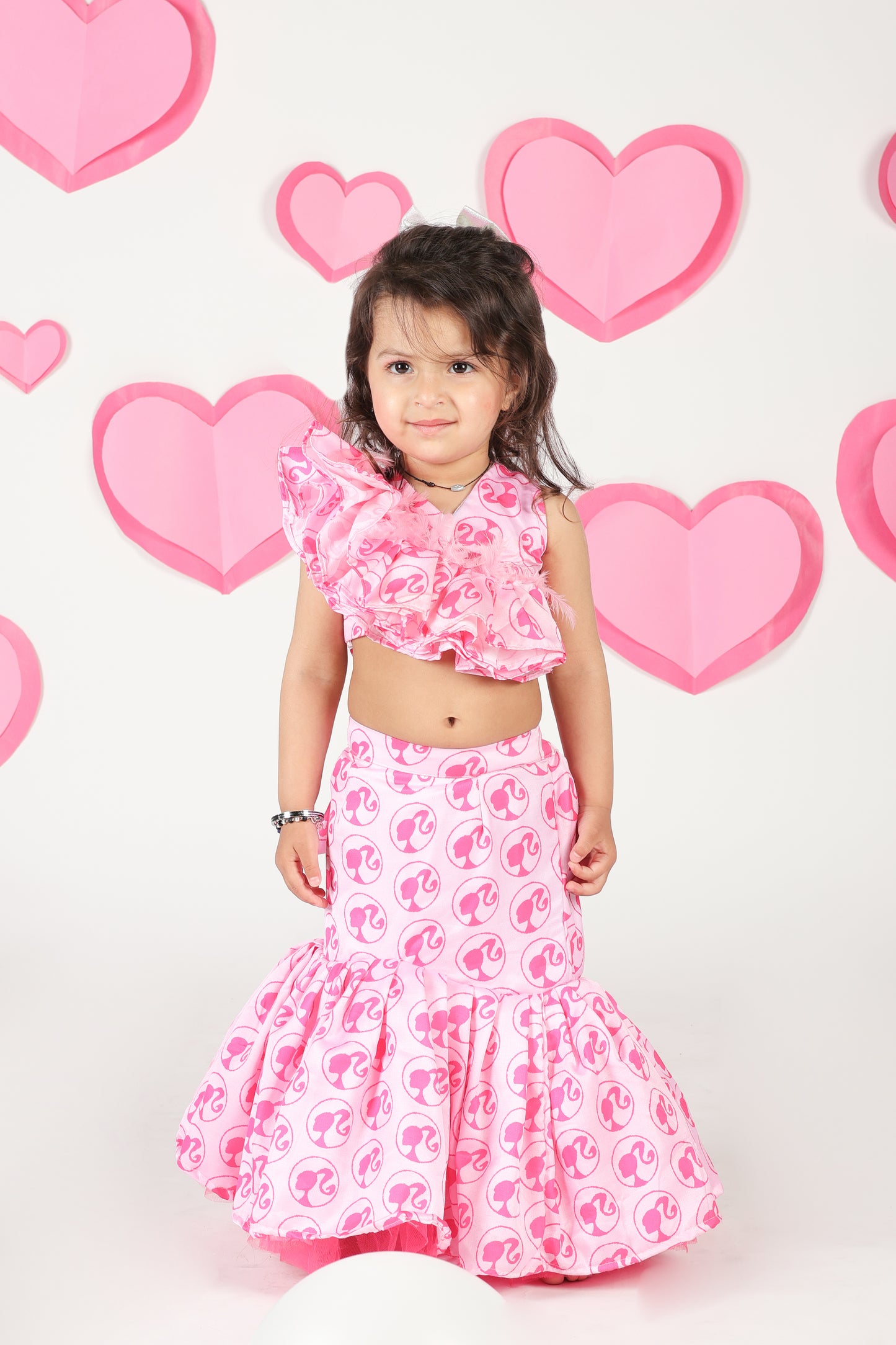 skirt and crop top for girls