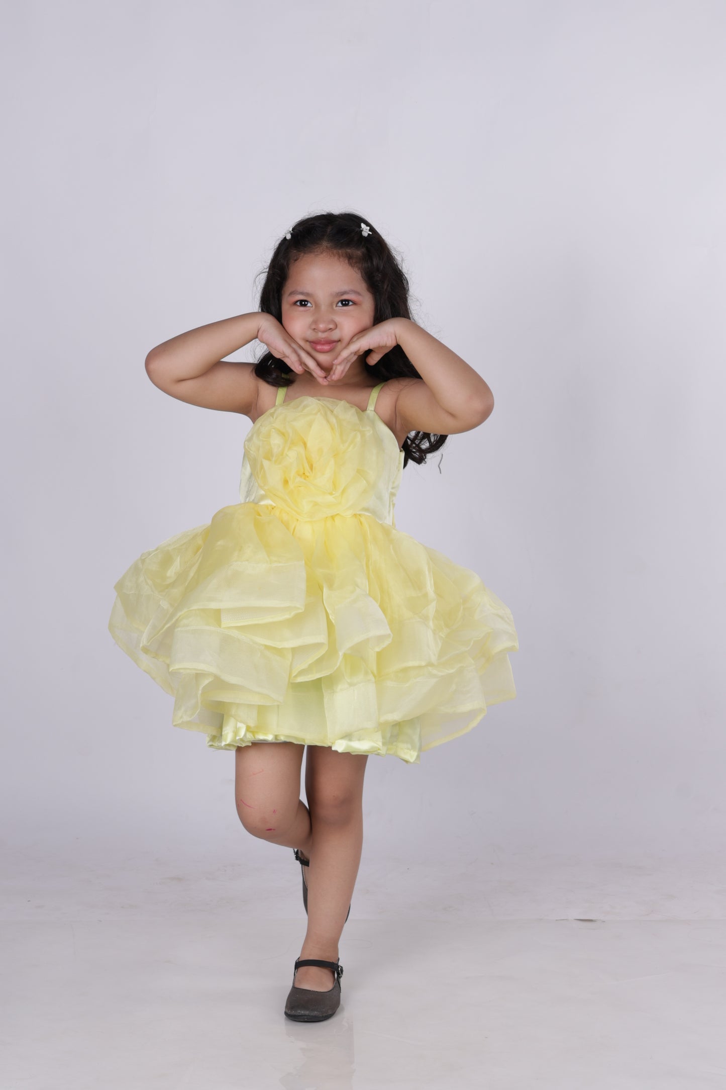 Multi-layer dress for girls