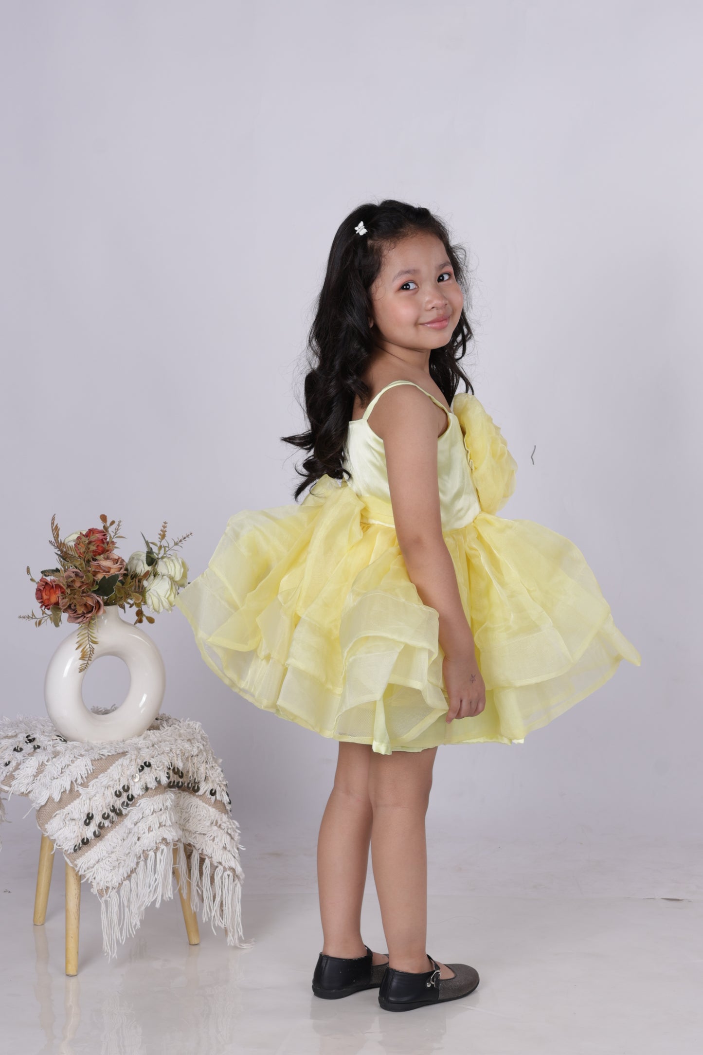 Multi-layer dress for girls
