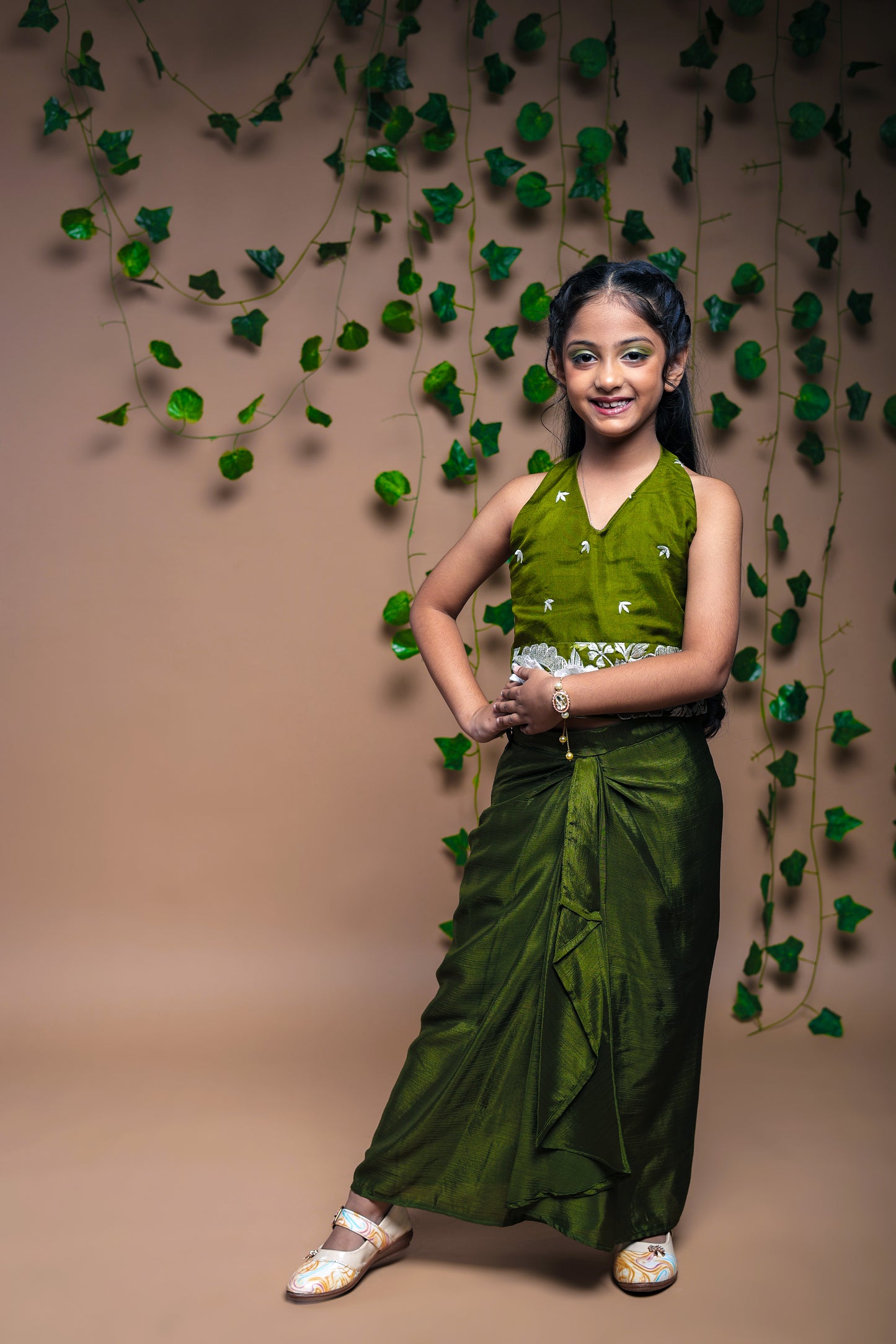 traditional skirt and top for girls