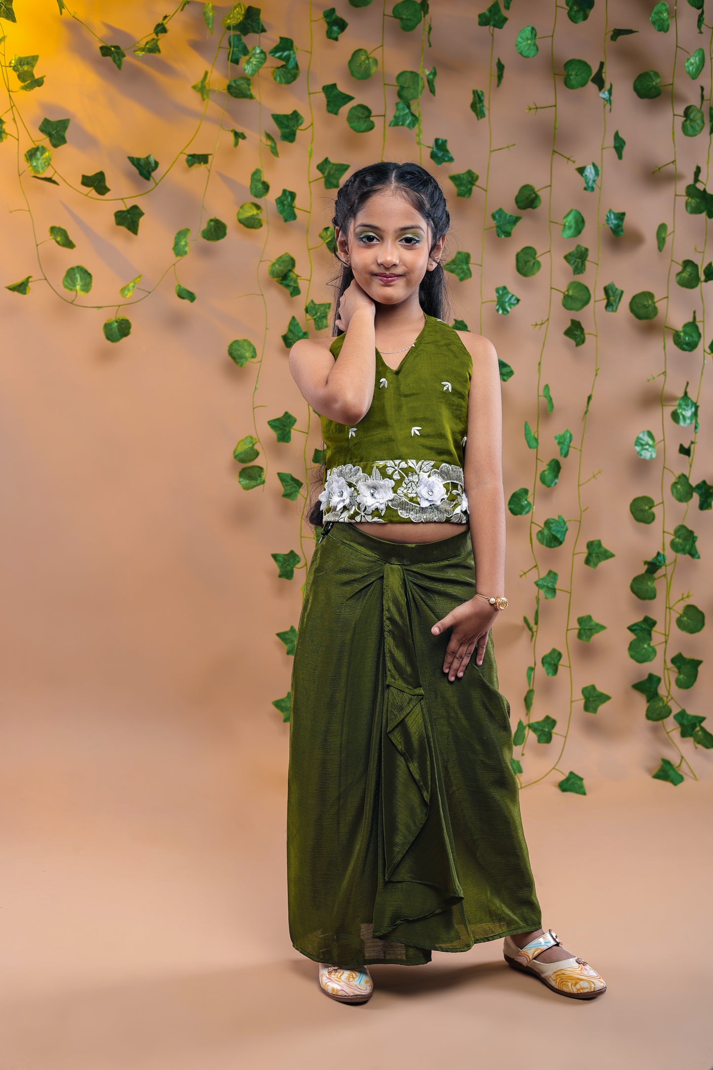 traditional skirt and top for girls