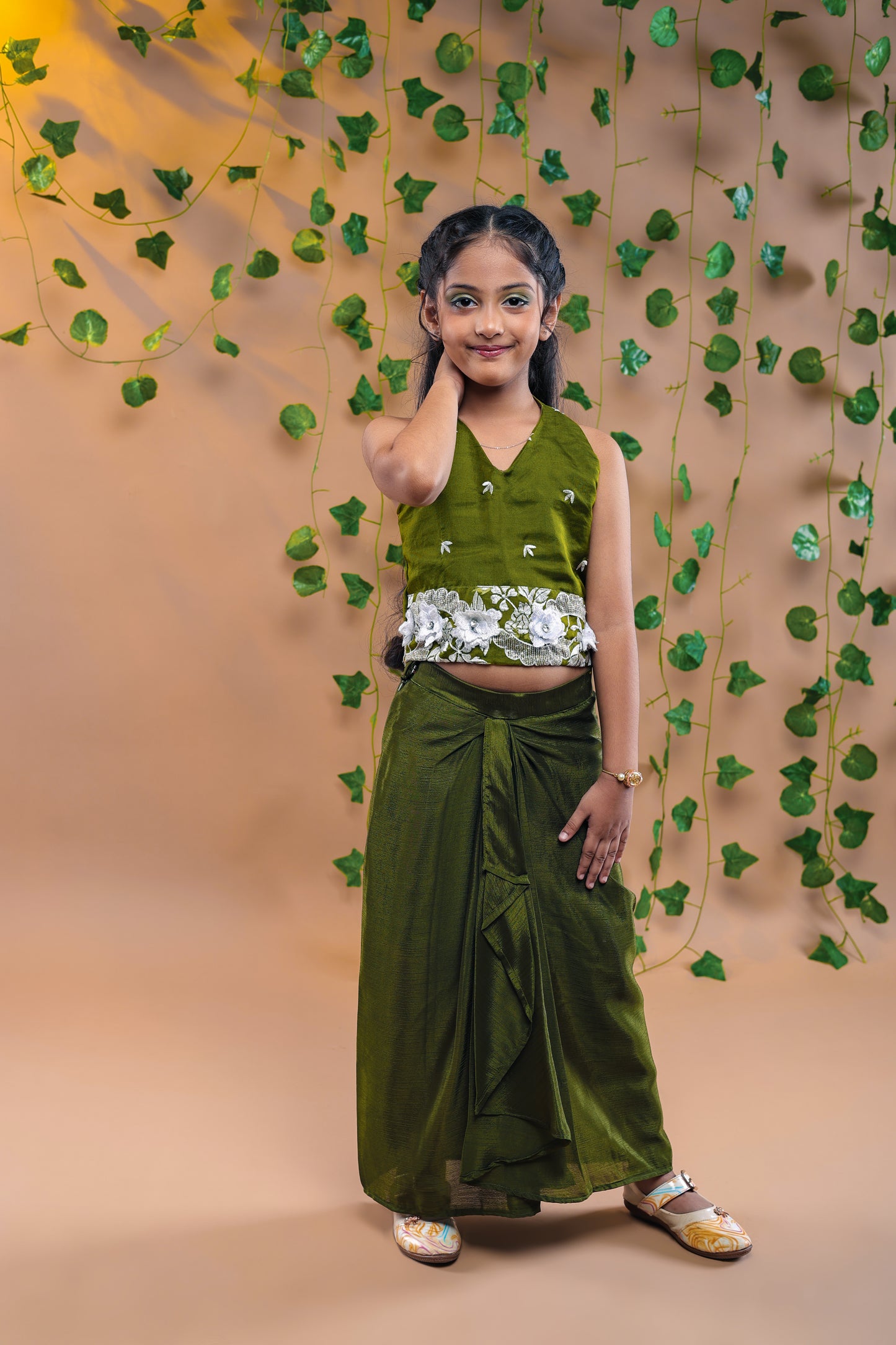 traditional skirt and top for girls