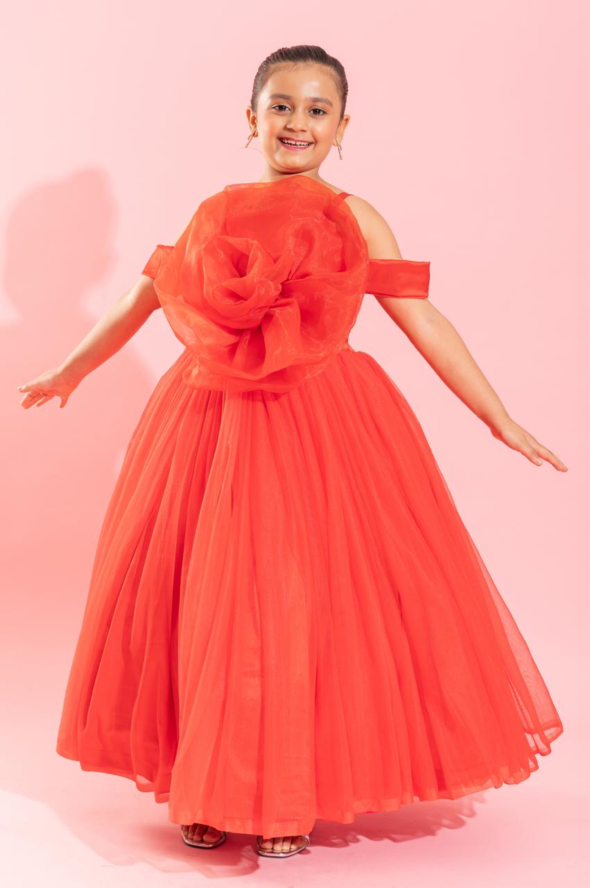 flare gown for girls