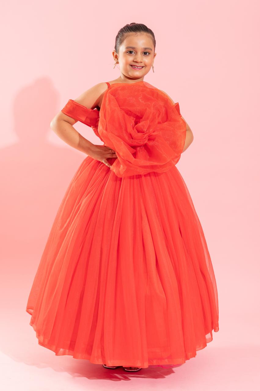 flare gown for girls