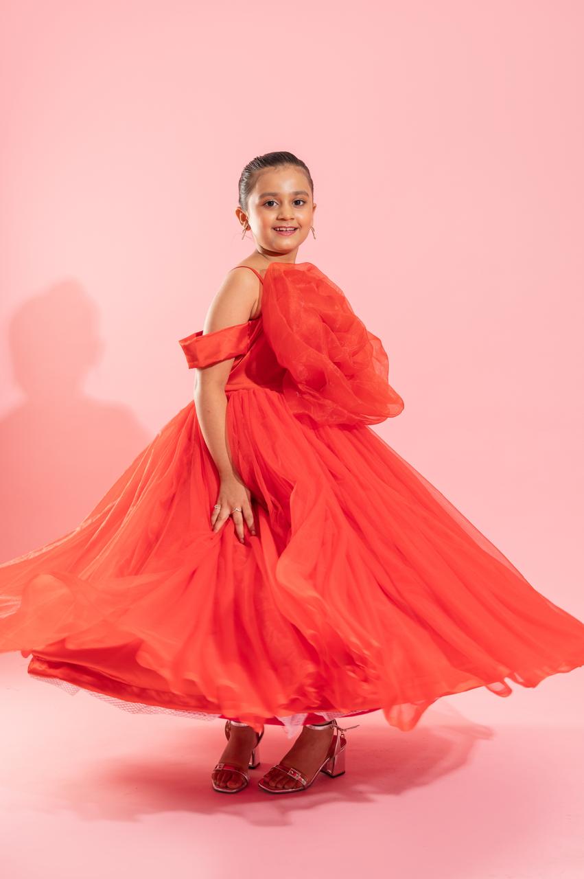 flare gown for girls