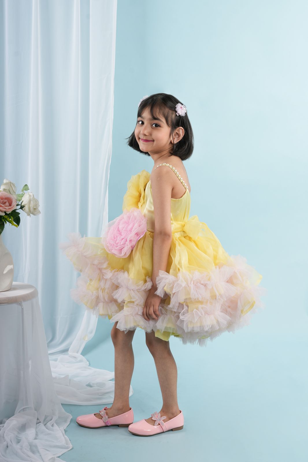 Ruffle dress for girls