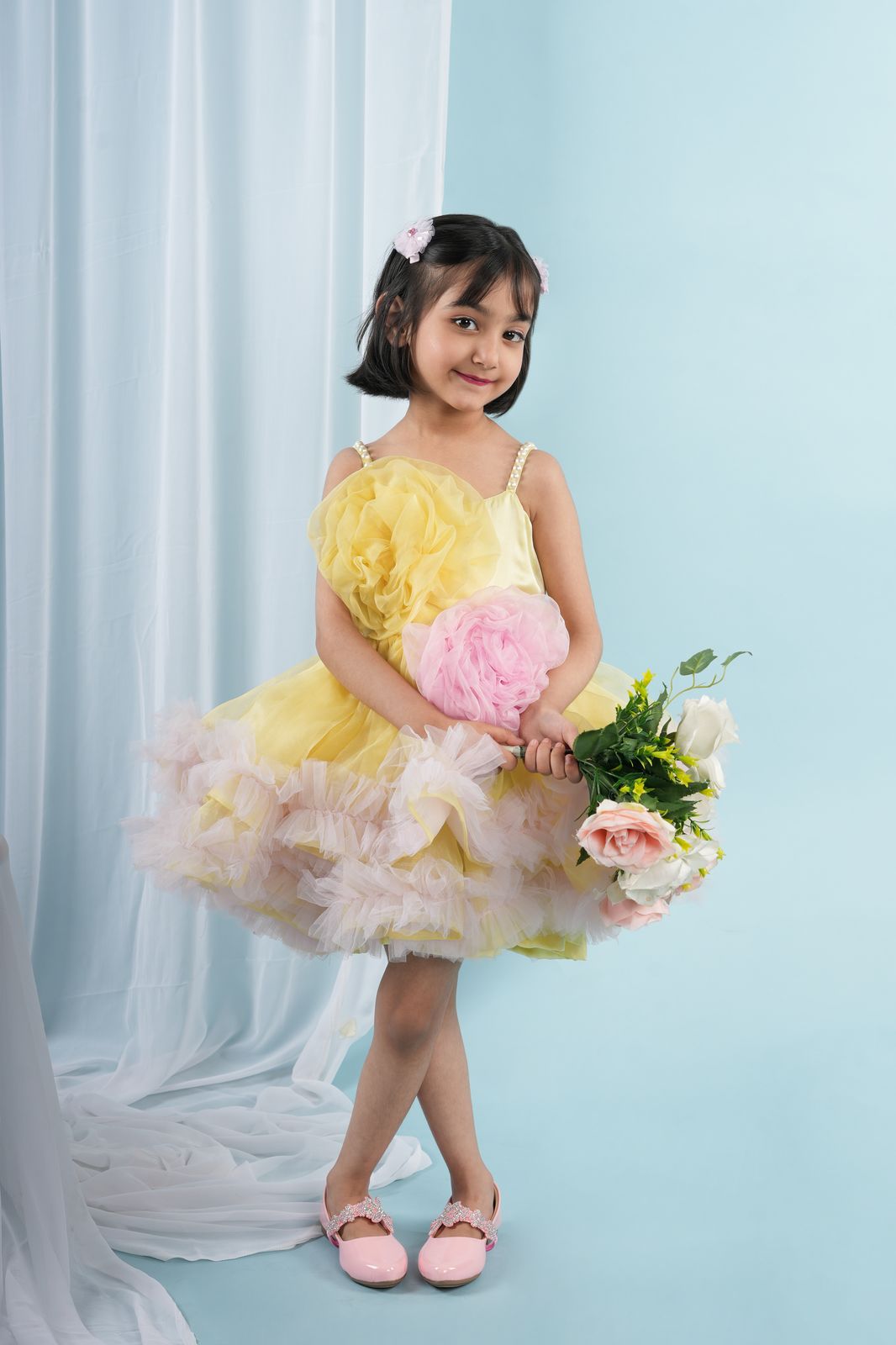 Ruffle dress for girls