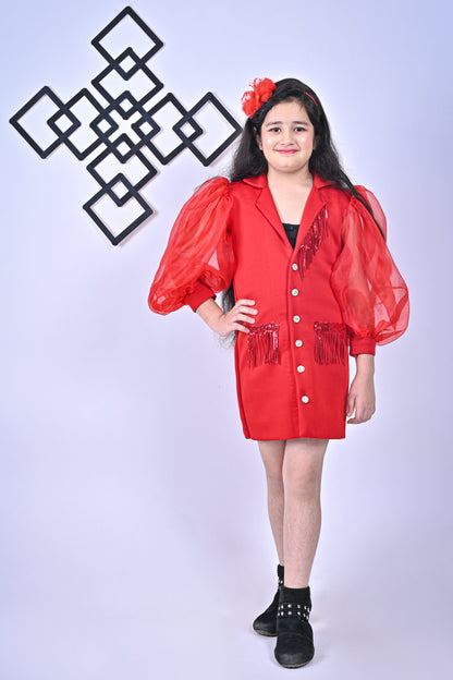 Blazer dress for girls