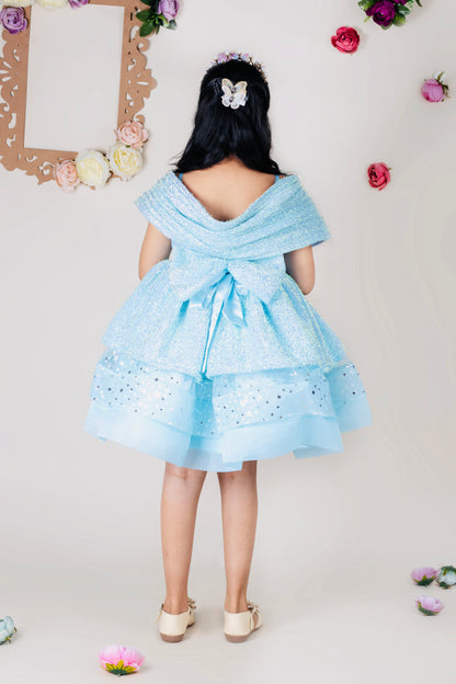Multi-layer dress for girls