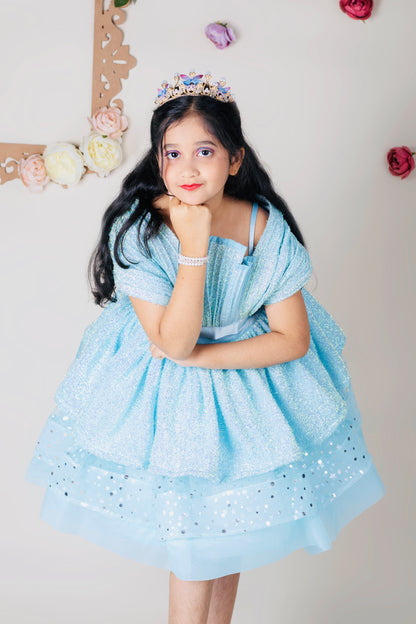 Multi-layer dress for girls