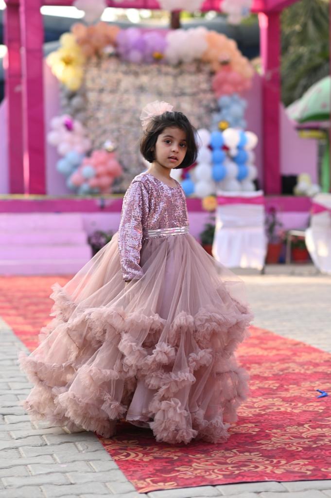 Ruffle Gown for girls