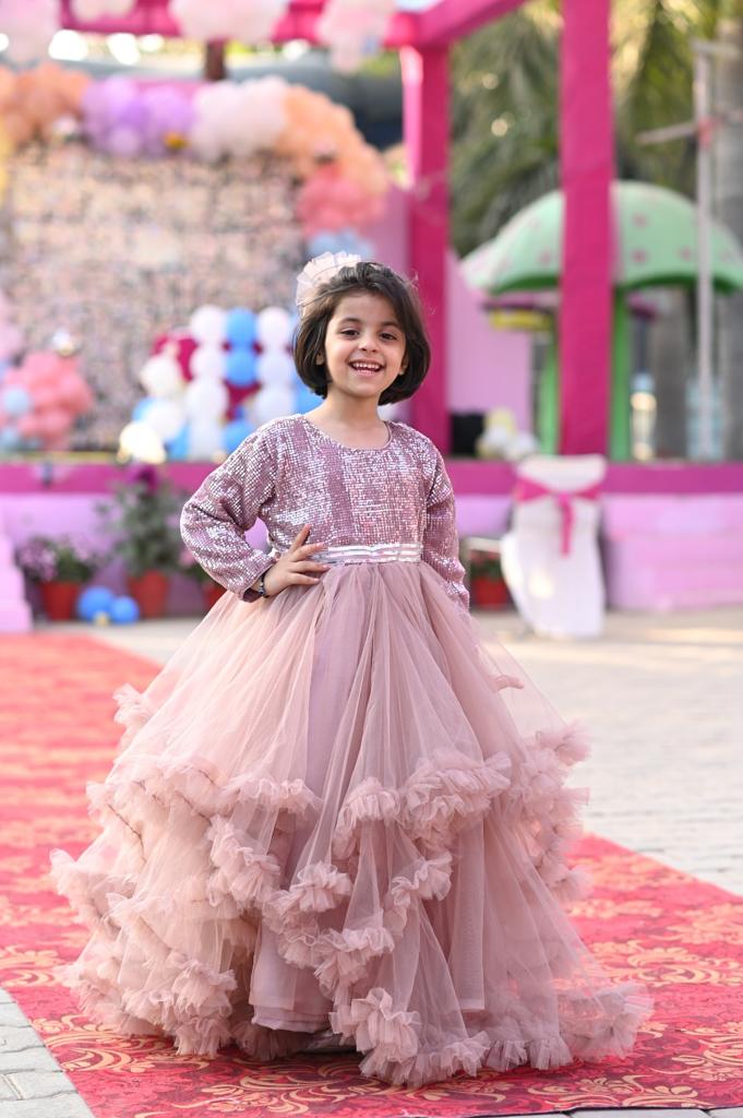 Ruffle Gown for girls