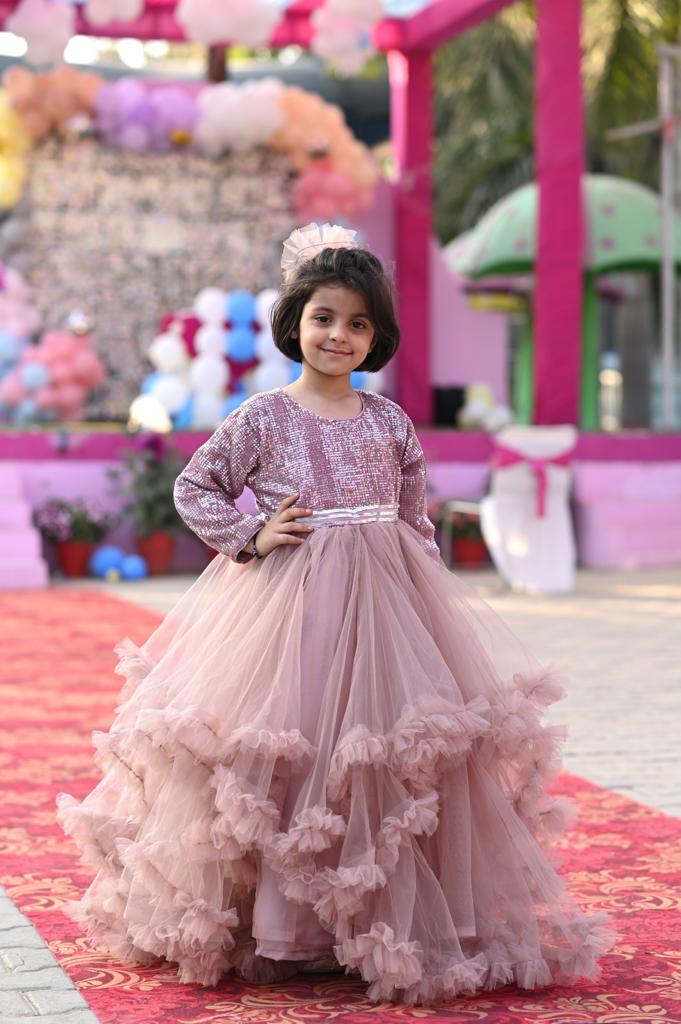 Ruffle Gown for girls