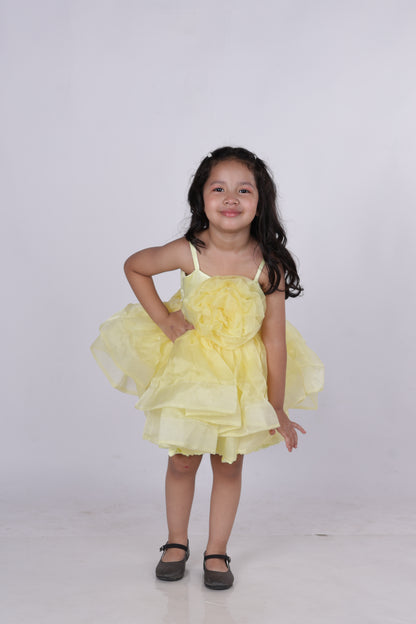 Multi-layer dress for girls