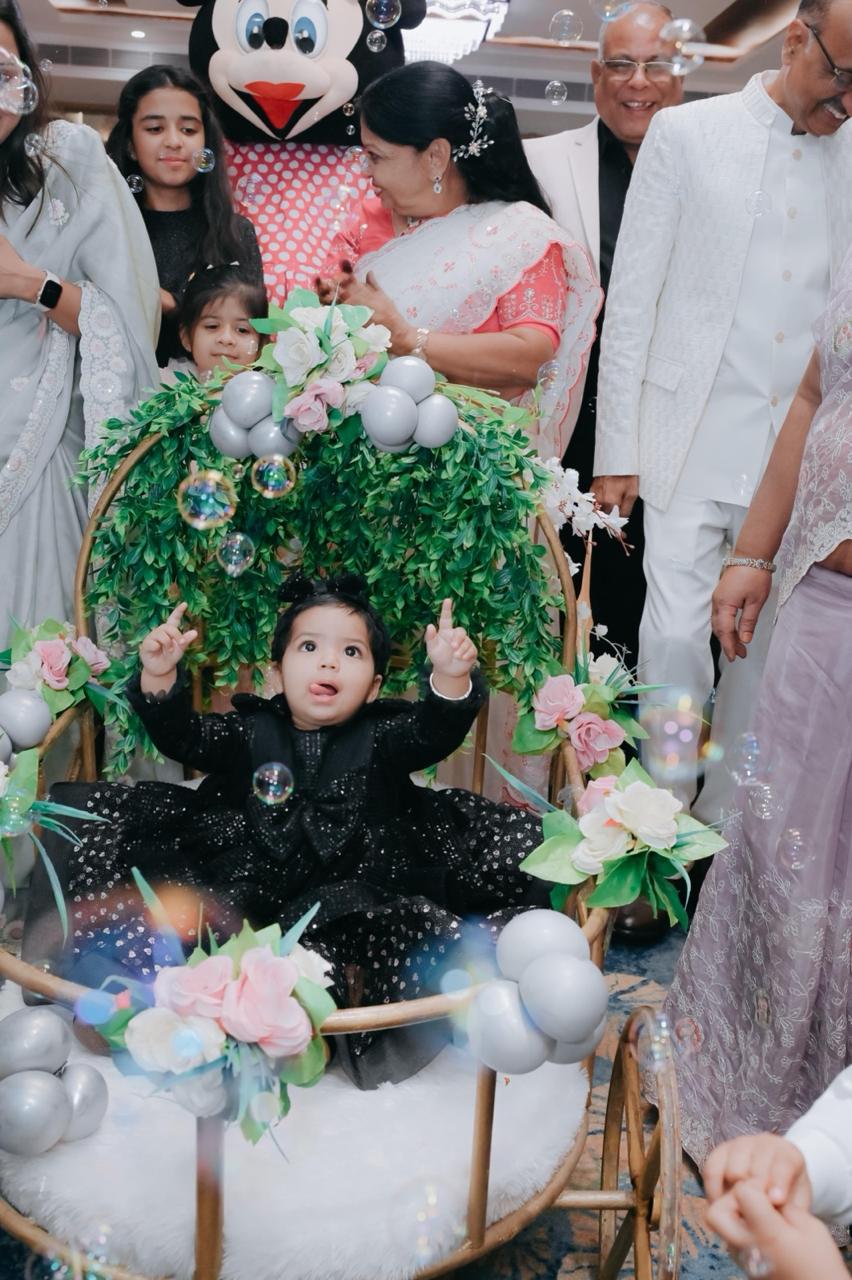 Multi Layered dress for girls with bow