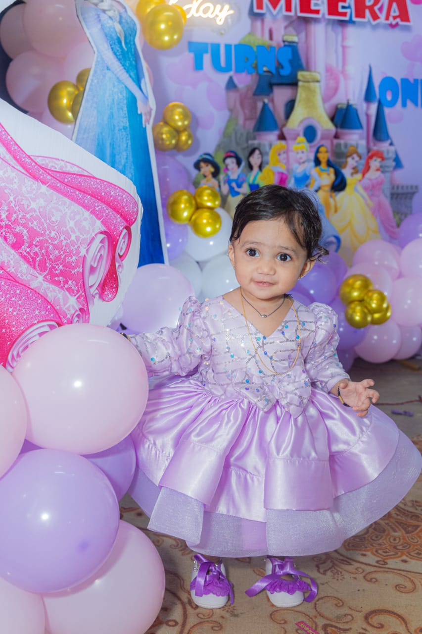 Multi Layered dress for girls with bow