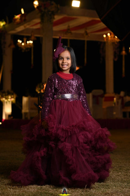 Ruffle Gown for girls