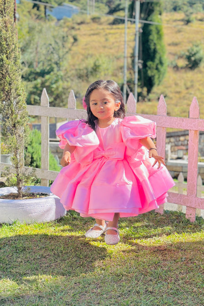 Pink Dress For Girls