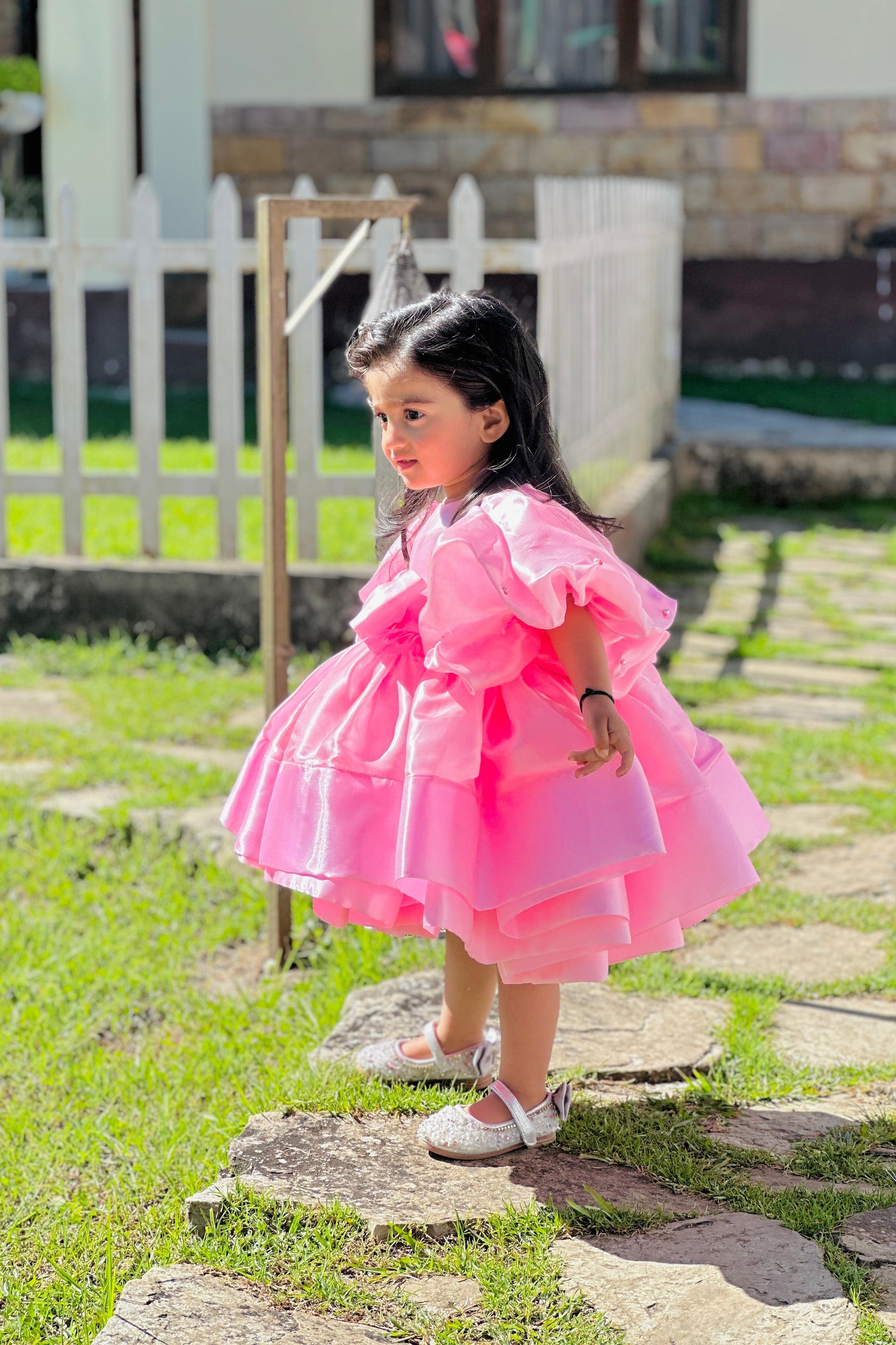 Pink Dress For Girls