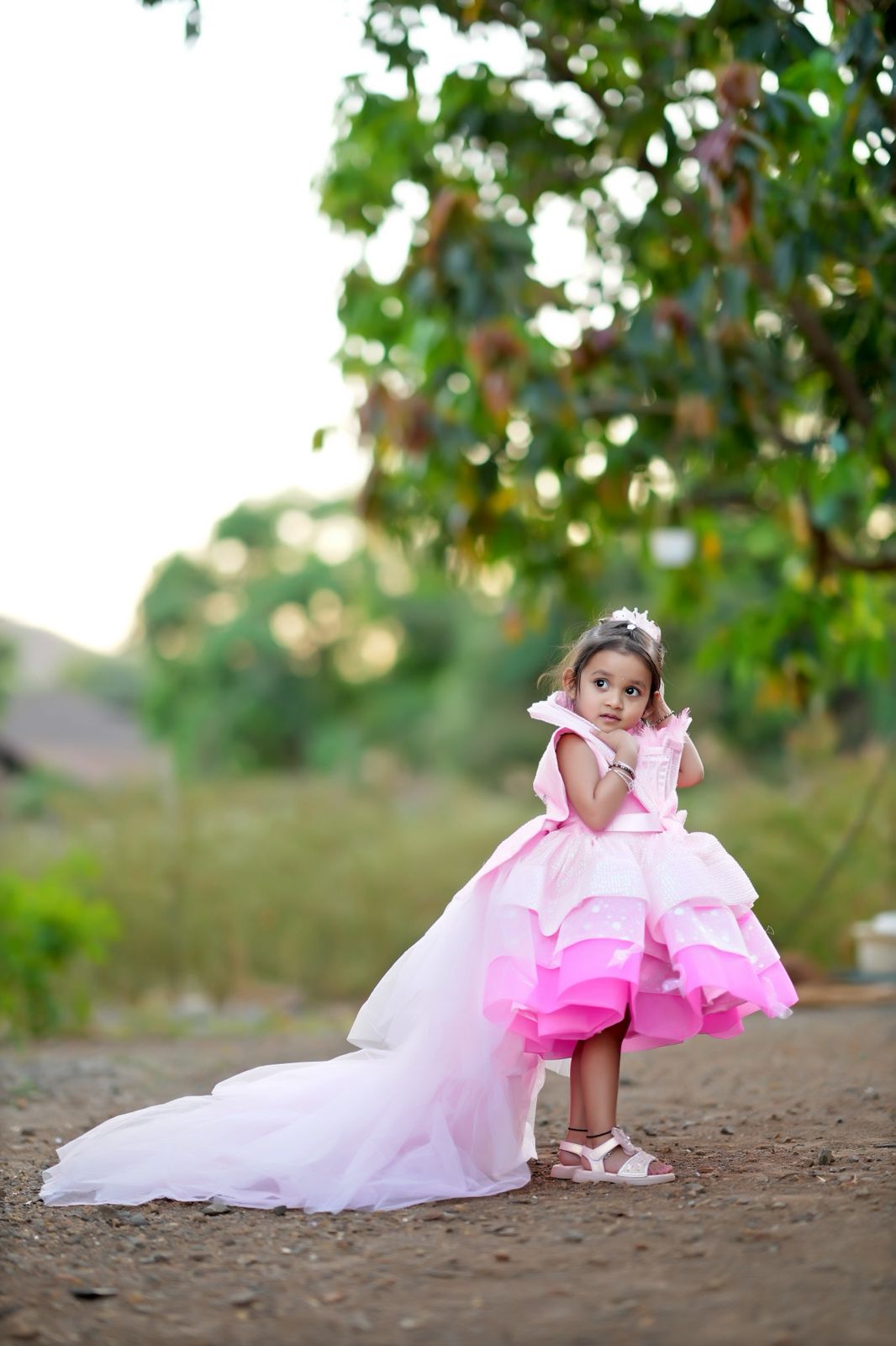 Beautiful Multi Layered dress for girls