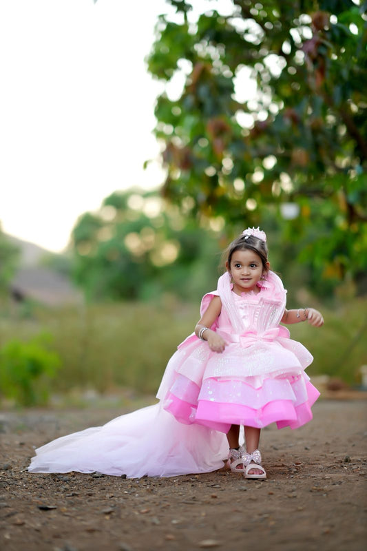 Beautiful Multi Layered dress for girls