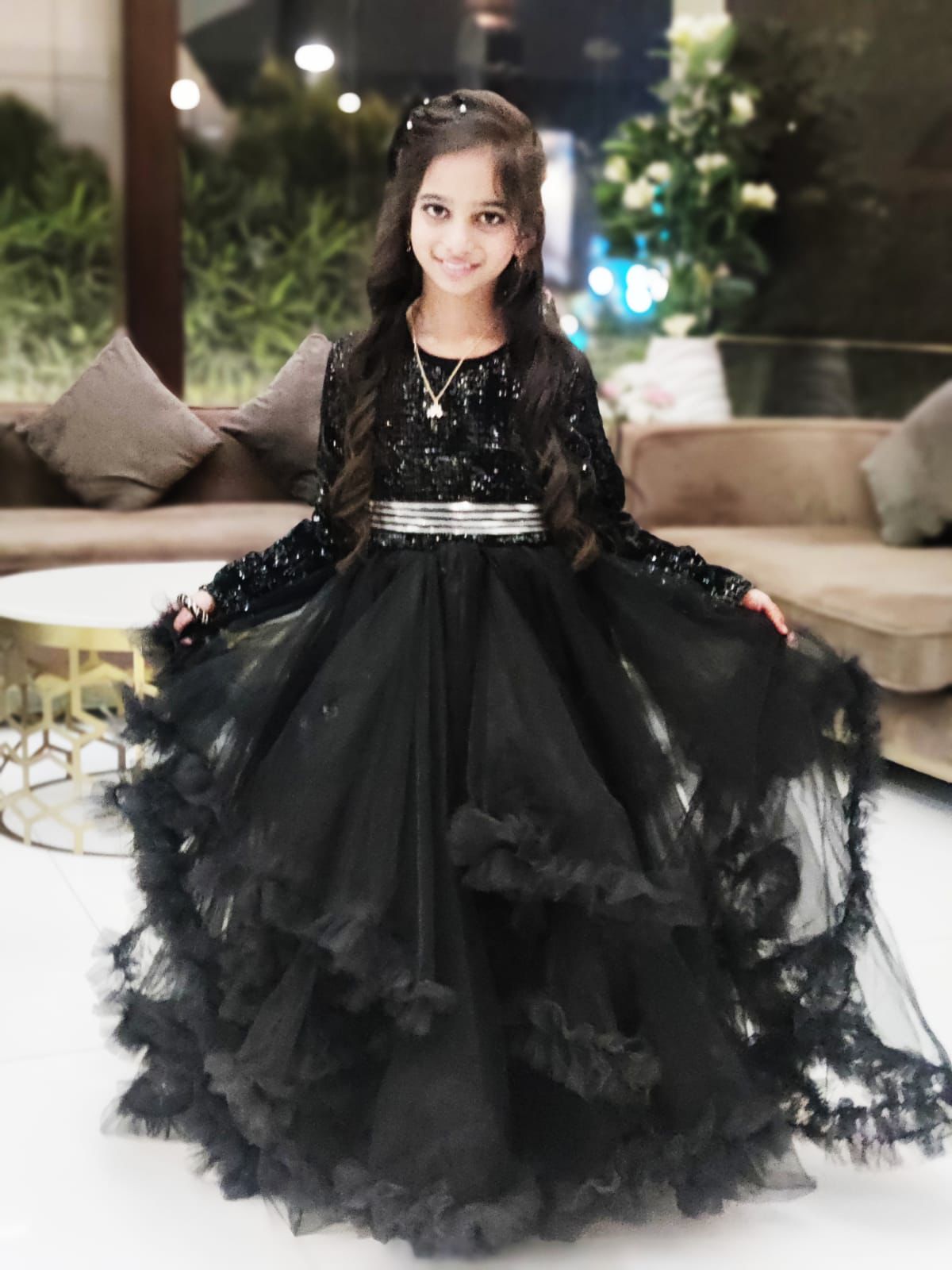 Ruffle Gown for girls