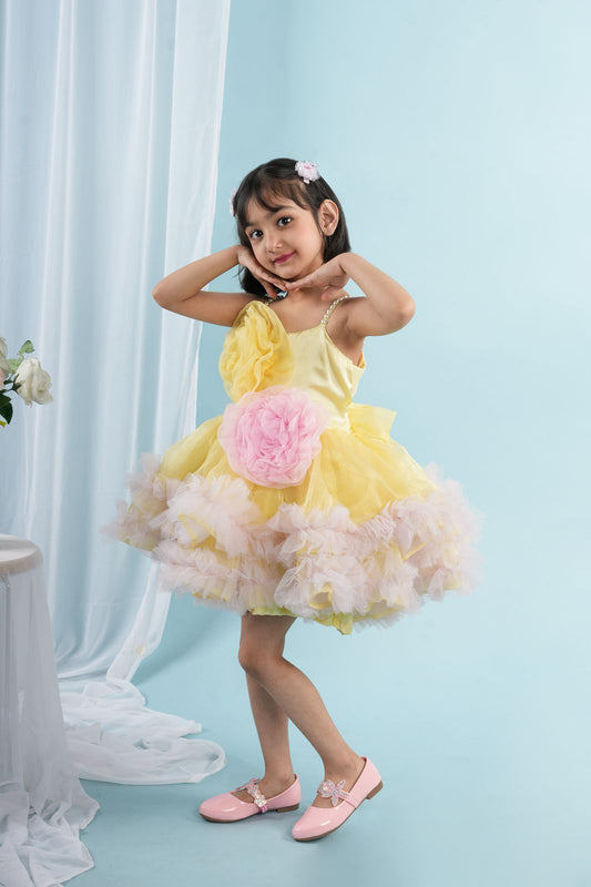 Ruffle dress for girls
