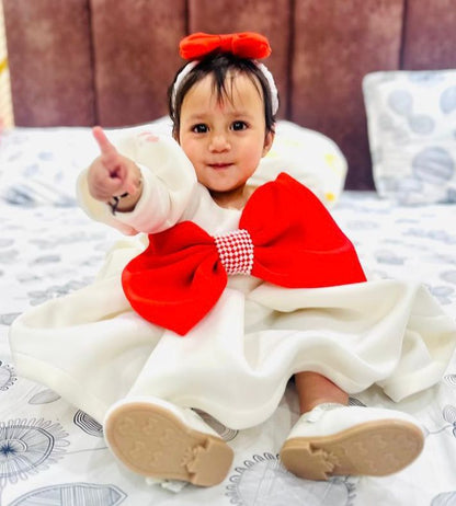 bow dress for girls 