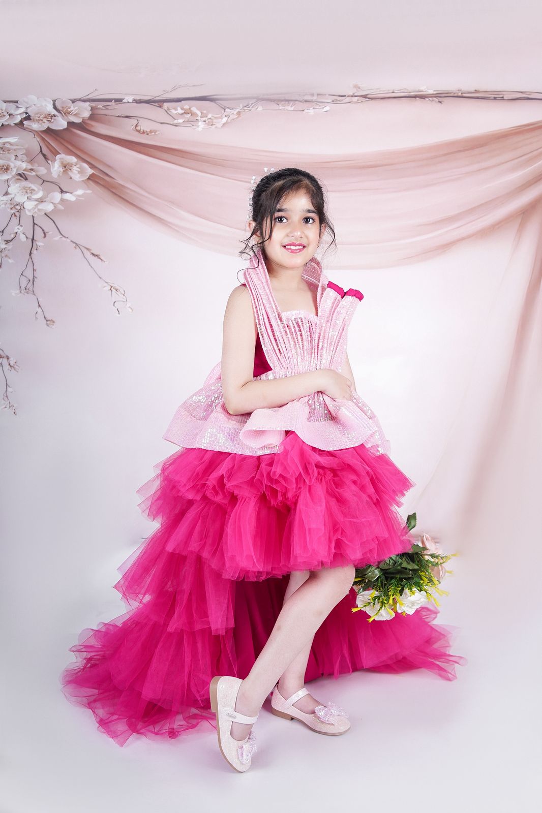 Beautiful Multi Layered dress for girls