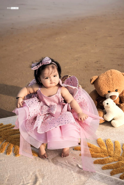 Beautiful Multi layered Dress for Girls