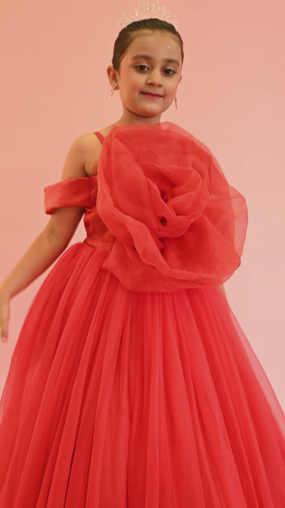 flare gown for girls